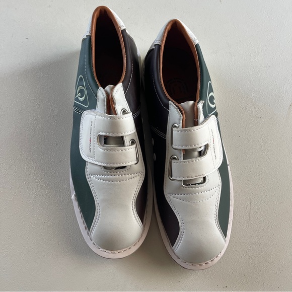 Qubica White and Green Velcro Bowling Shoes in size 9.5 NWOT - Picture 2 of 6